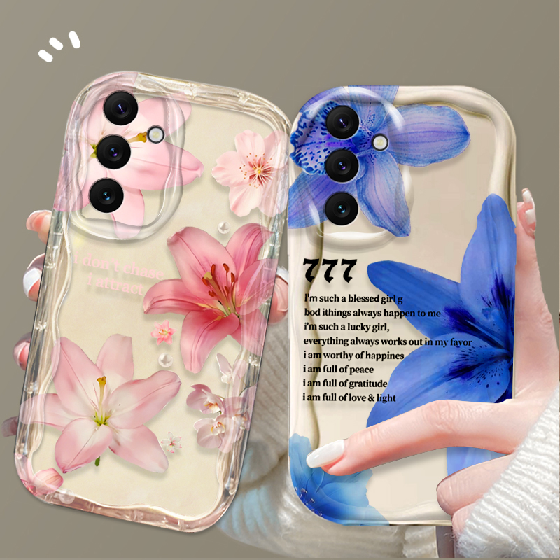 Beautiful Pink Lily Pattern Ph - Samsung Galaxy A55 ulasan dan harga