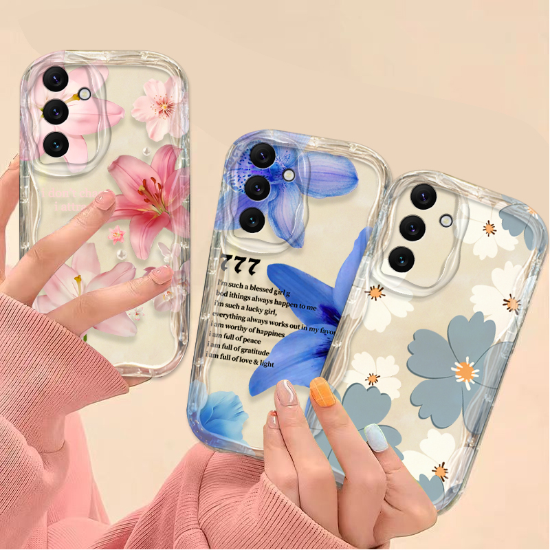 Beautiful Pink Lily Pattern Ph - Samsung Galaxy A55 ulasan dan harga