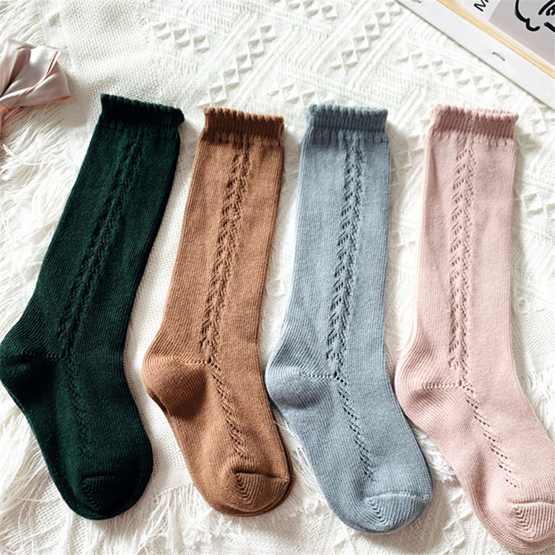 Soft Cute Kids Knee High Socks - Baby Sock Oximeter ulasan dan harga