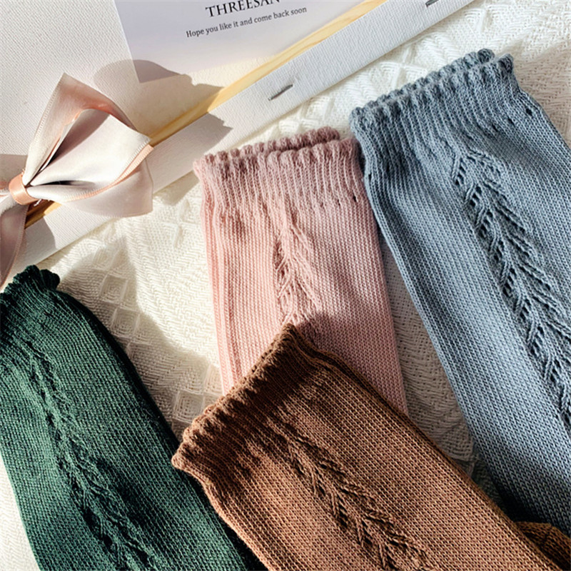 Soft Cute Kids Knee High Socks - Baby Sock Oximeter ulasan dan harga