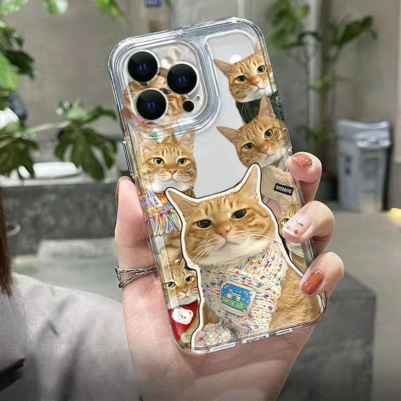Cute Bandana Cat Clear Phone C - Samsung Galaxy A55 ulasan dan harga
